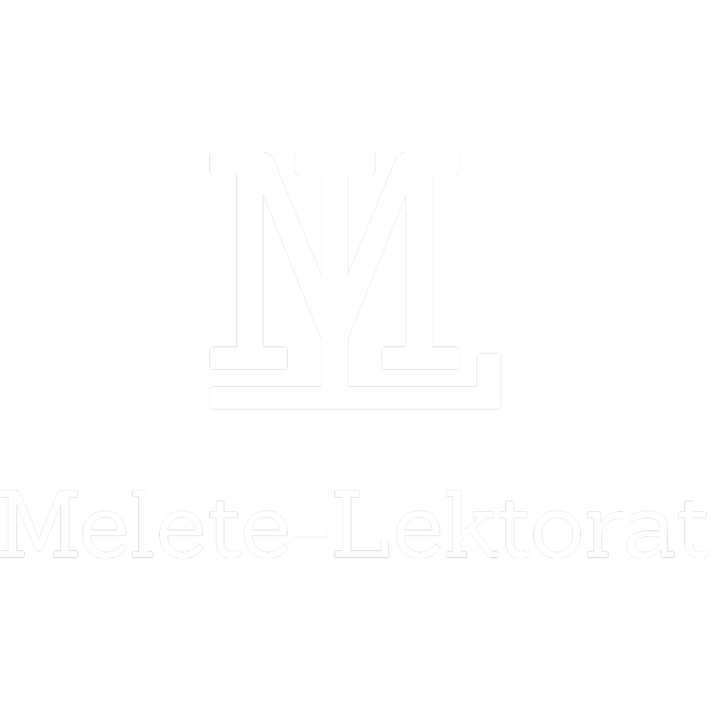 Logo Melete Lektorat