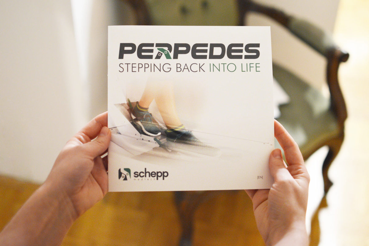 Schepp medtech/PerPedes Infofolder, Cover